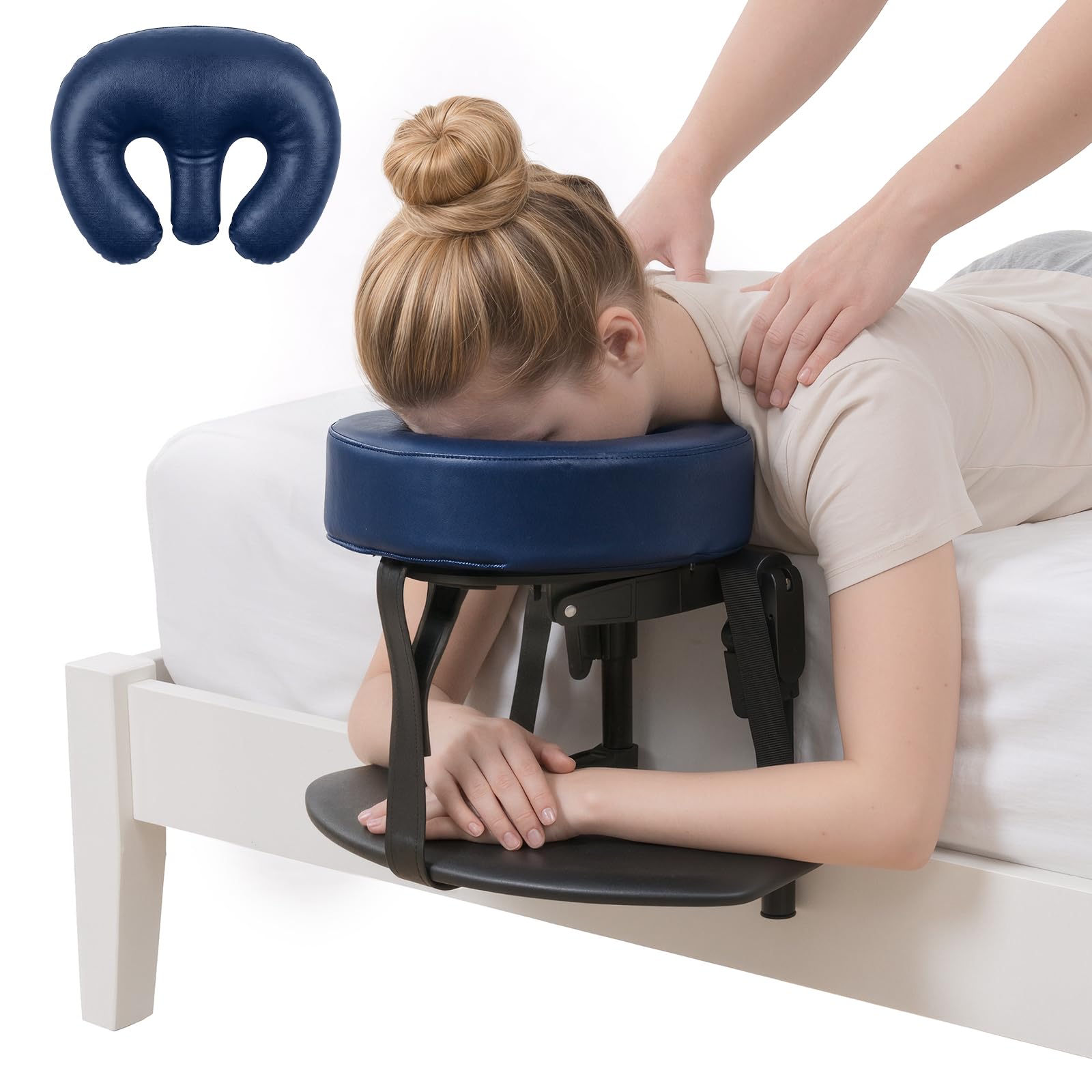 Save 58% on Adjustable Massage Headrest for Bed - Image 1