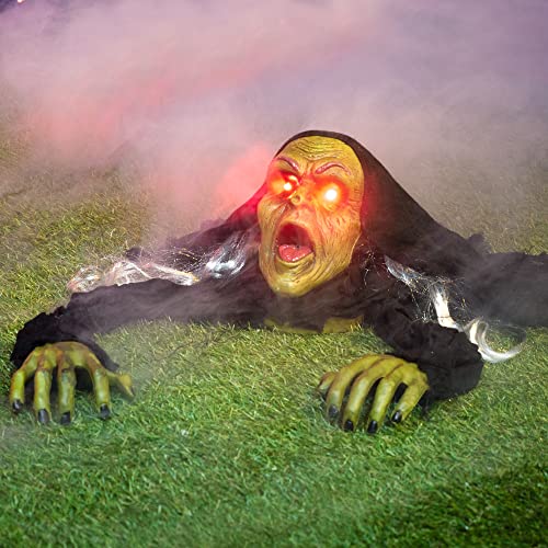 Halloween Zombie Groundbreaker - Outdoor Decor with Sound - Image 2