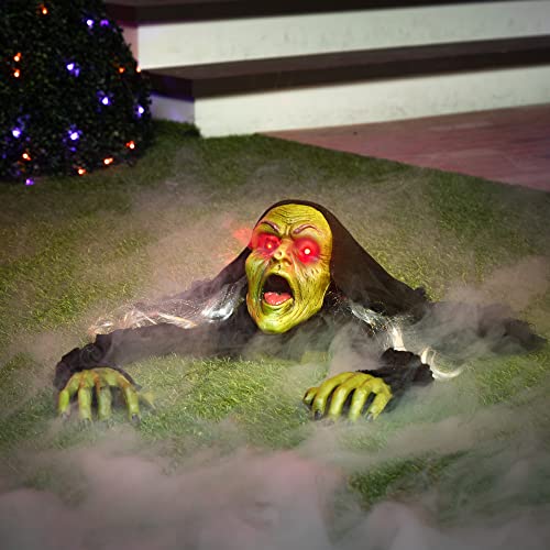 Halloween Zombie Groundbreaker - Outdoor Decor with Sound - Image 7