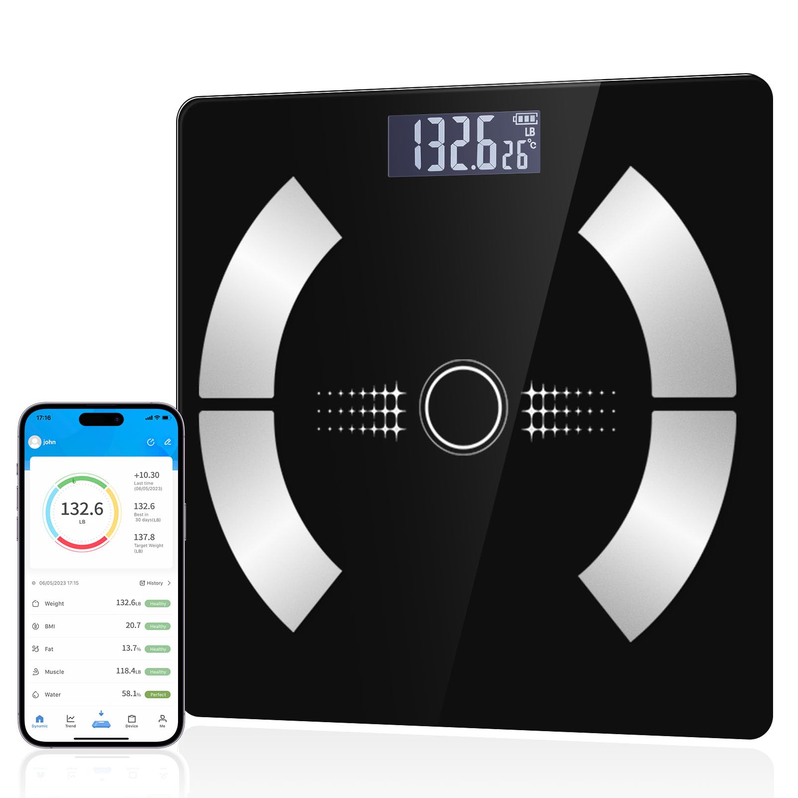 21% Off Smart Body Fat Scale with Code QT4GZ7PB