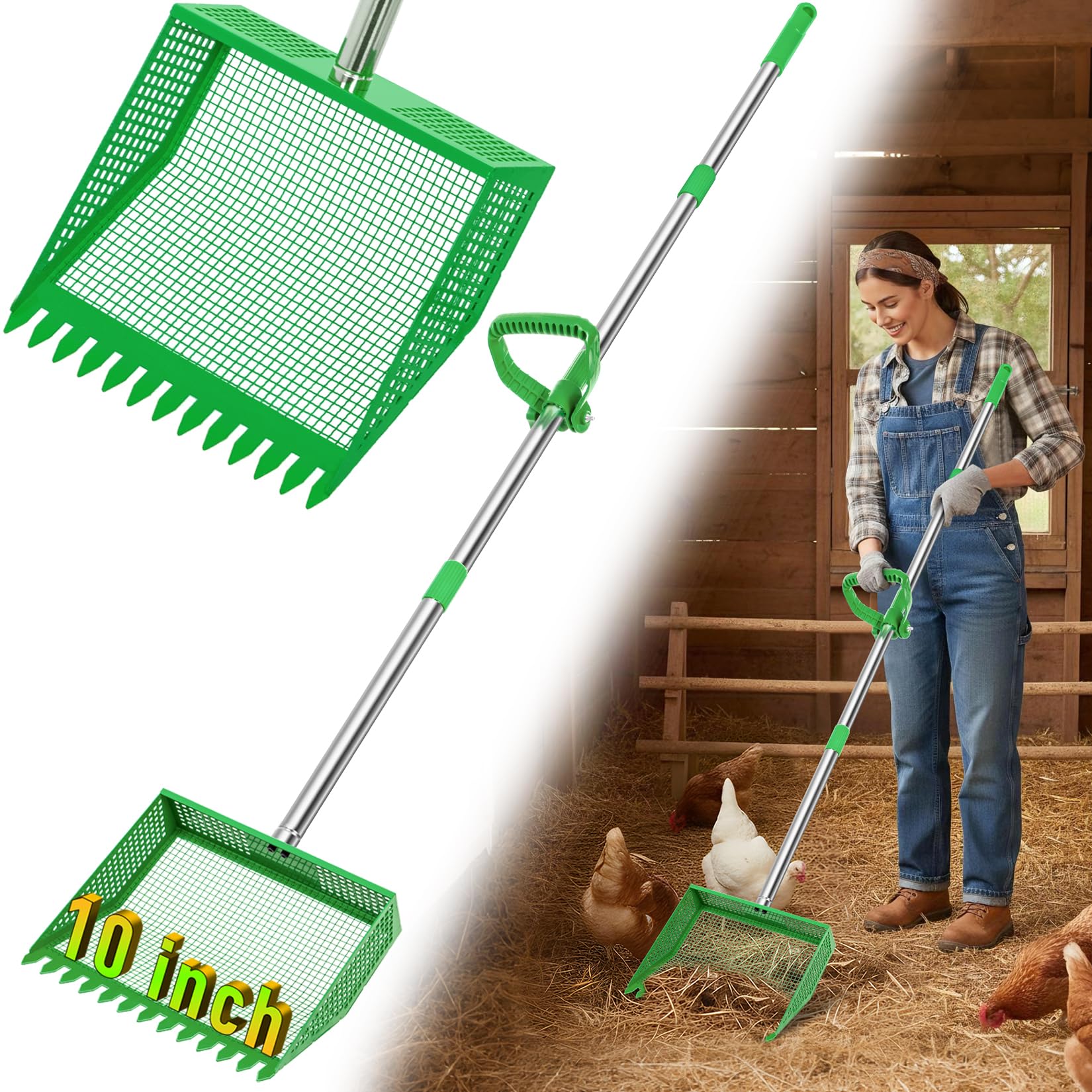 50% Off TOOGE Large Chicken Poop Scooper – Only $11.99 - Image 1