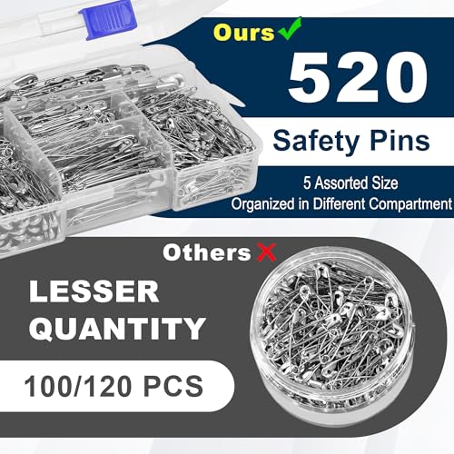 520 Pack Safety Pins with Code HBQXD28P – 20% Off - Image 6