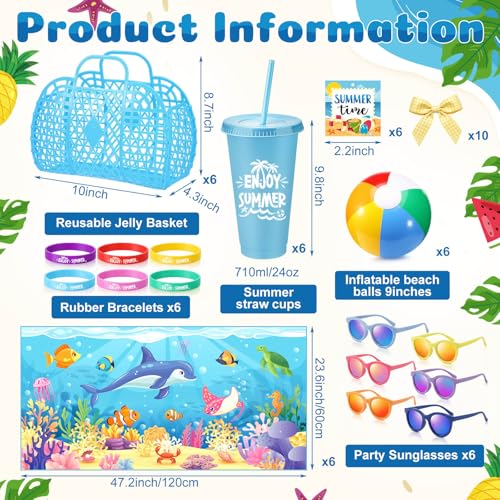 Save 18% on Honeydak 6 Set Summer Pool Party Favors - Image 3