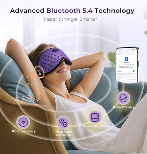 30% Off LC-dolida Sleep Headphones Bluetooth Mask - Image 5