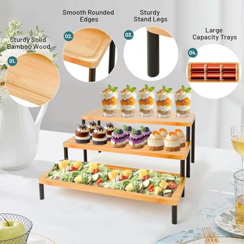 Save $17 on 3 Tier Serving Tray Set with Code BK74ZCLI - Image 5