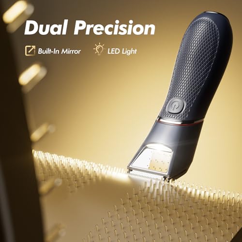 Save 87% on Men's Body Hair Trimmer with Mirror & LED - Image 3