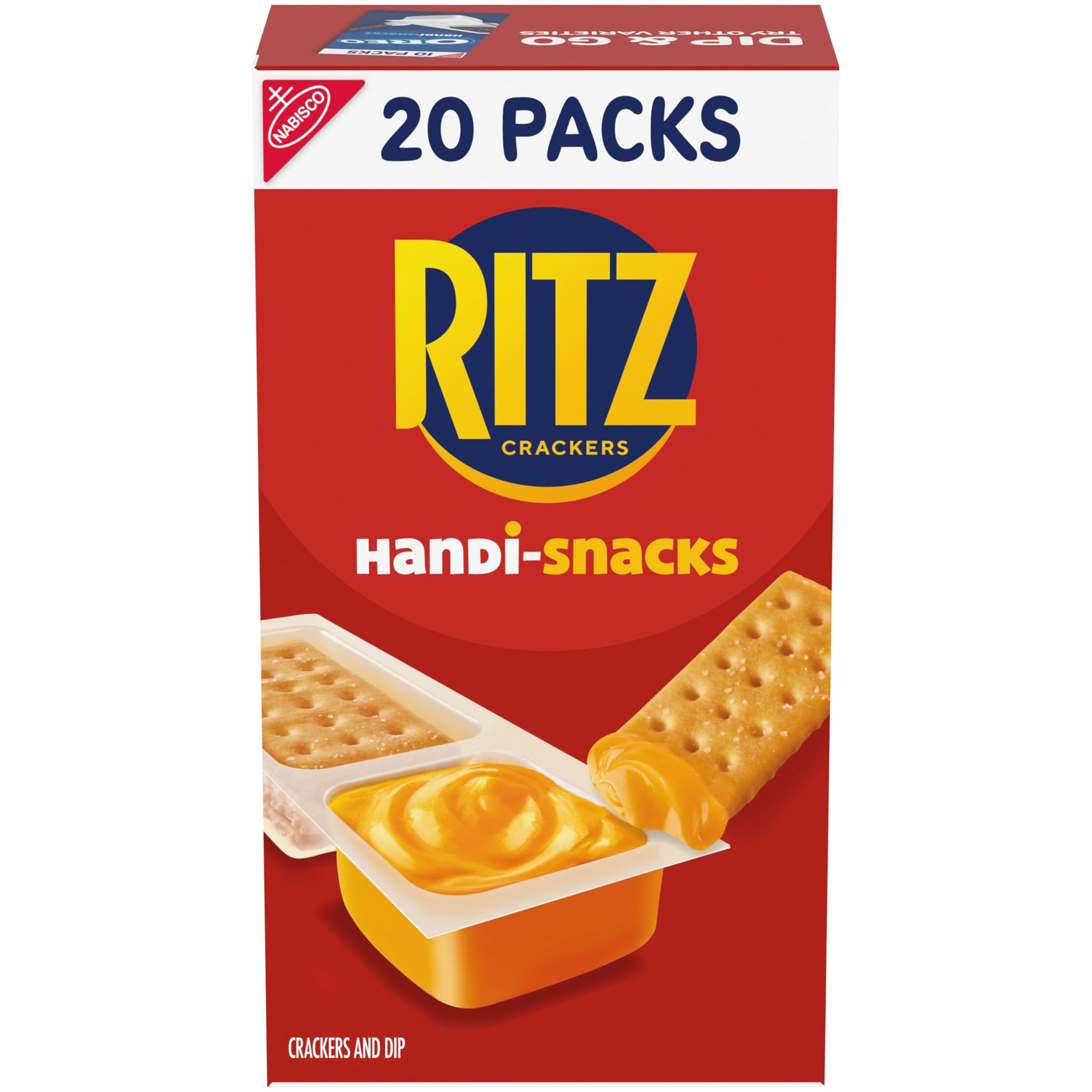 20% Off Handi-Snacks RITZ Crackers 'N Cheesy Dip Packs