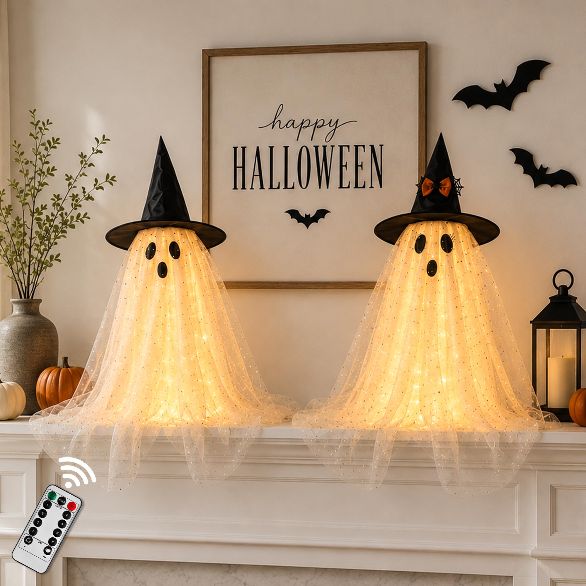 23% Off AYGXU Ghost Decor with String Lights & Remote