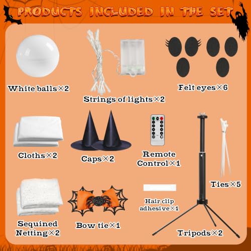 23% Off AYGXU Ghost Decor with String Lights & Remote - Image 7