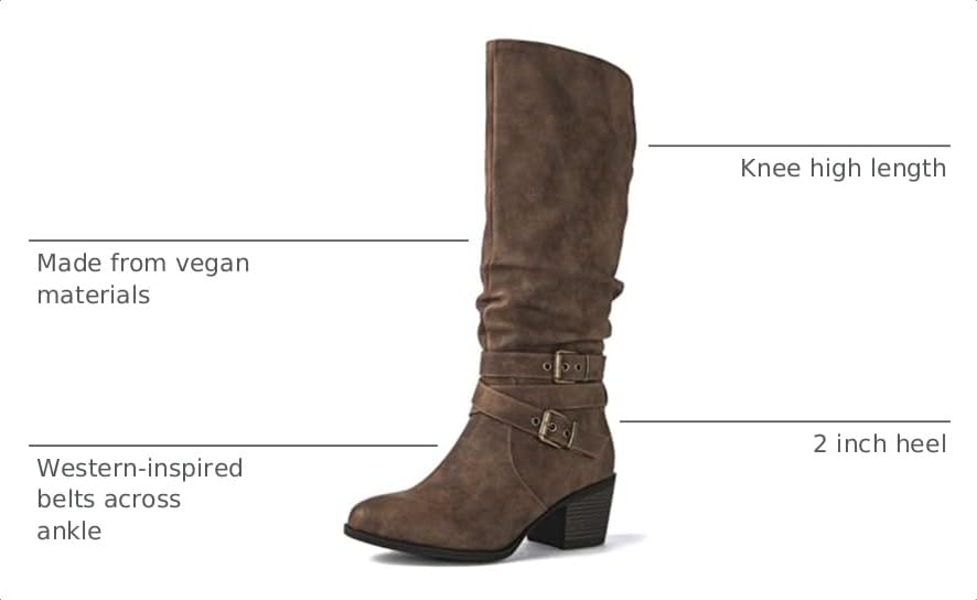 Save 30% On GLOBALWIN Women's Knee High Cowboy Boots With Code 497AUWFI - Image 4