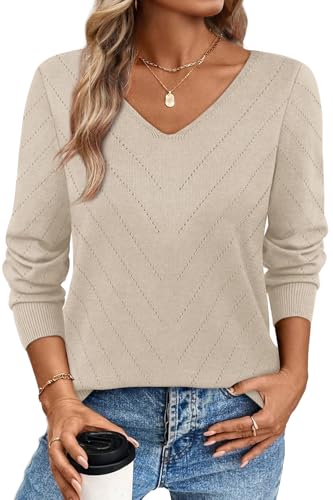 39% Off WIHOLL Women V Neck Knit Sweater - Use Code U4T5M5IP - Image 3