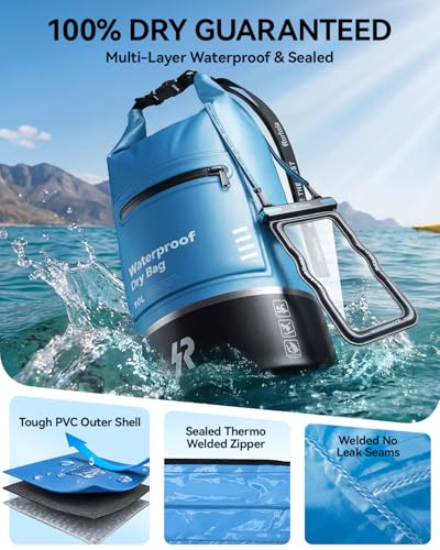 50% Off Rorhxia Waterproof Dry Bag with Bonus Phone Pouch - Image 3