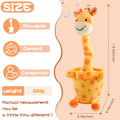 19% Off MIAODAM Dancing Talking Giraffe Plush Toy - Use Code JE8KW4Y8 - Image 3
