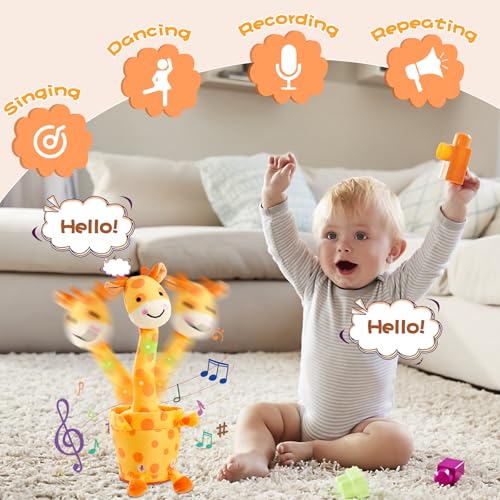 19% Off MIAODAM Dancing Talking Giraffe Plush Toy - Use Code JE8KW4Y8 - Image 4