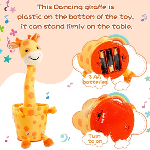 19% Off MIAODAM Dancing Talking Giraffe Plush Toy - Use Code JE8KW4Y8 - Image 6