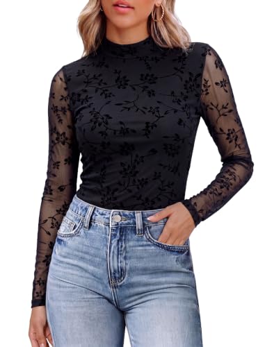 Save 70% on OFEEFAN Women's Mock Neck Blouse - Image 4