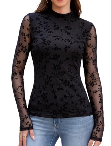 Save 70% on OFEEFAN Women's Mock Neck Blouse - Image 5