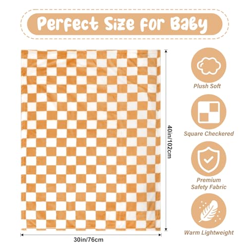 50% Off GreatBba Plush Checkered Baby Blanket - Image 6
