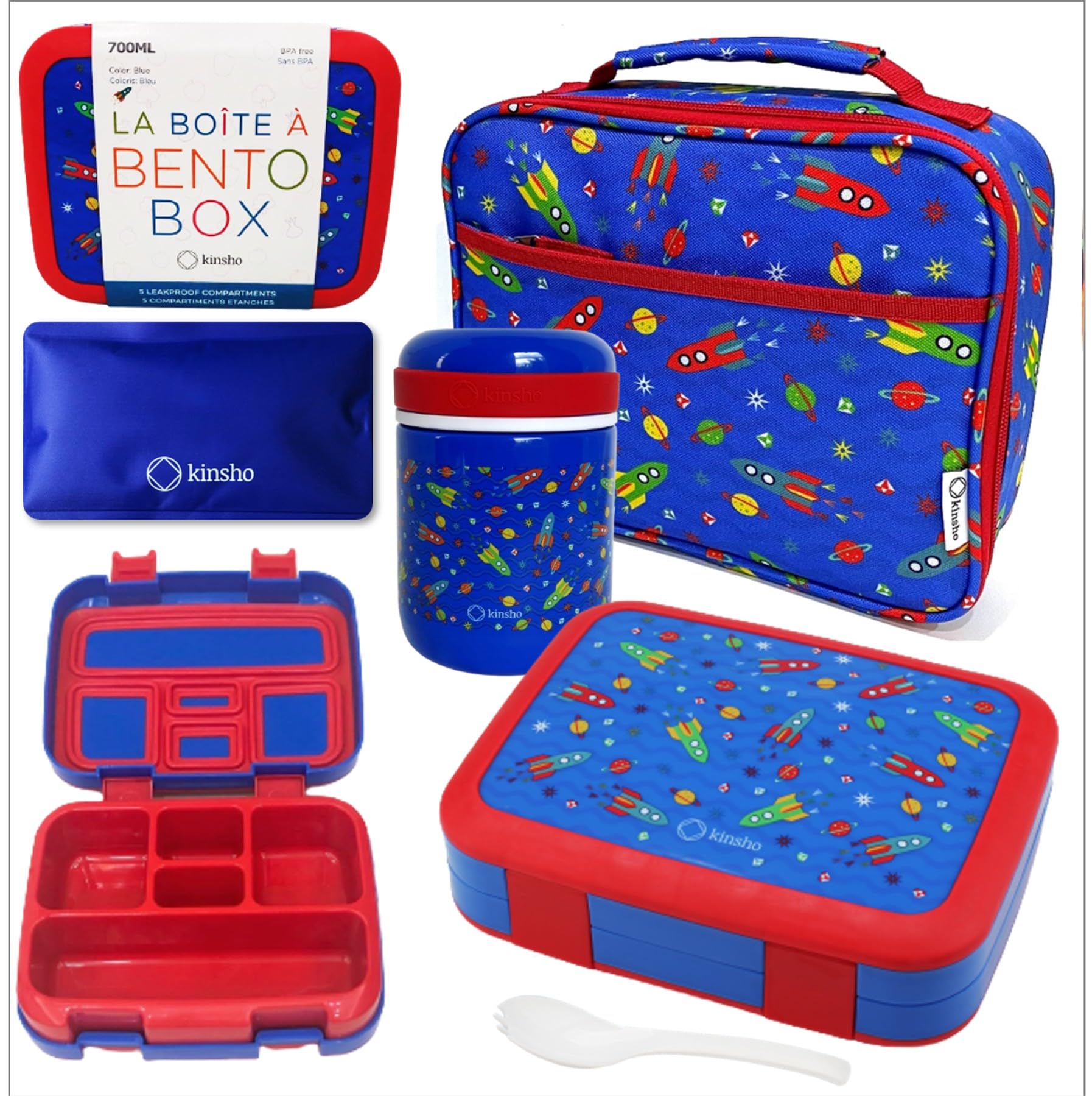 50% Off Kids Bento Lunch Box Set with Thermo Food Jar - Image 1