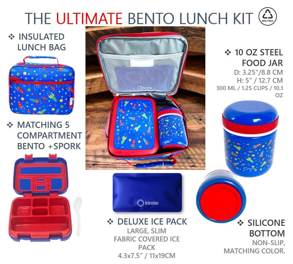 50% Off Kids Bento Lunch Box Set with Thermo Food Jar - Image 3