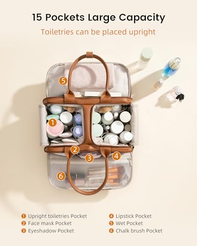 Save 50% on LOVEVOOK Travel Toiletry Bag - Use Code UFGB67NQ - Image 4