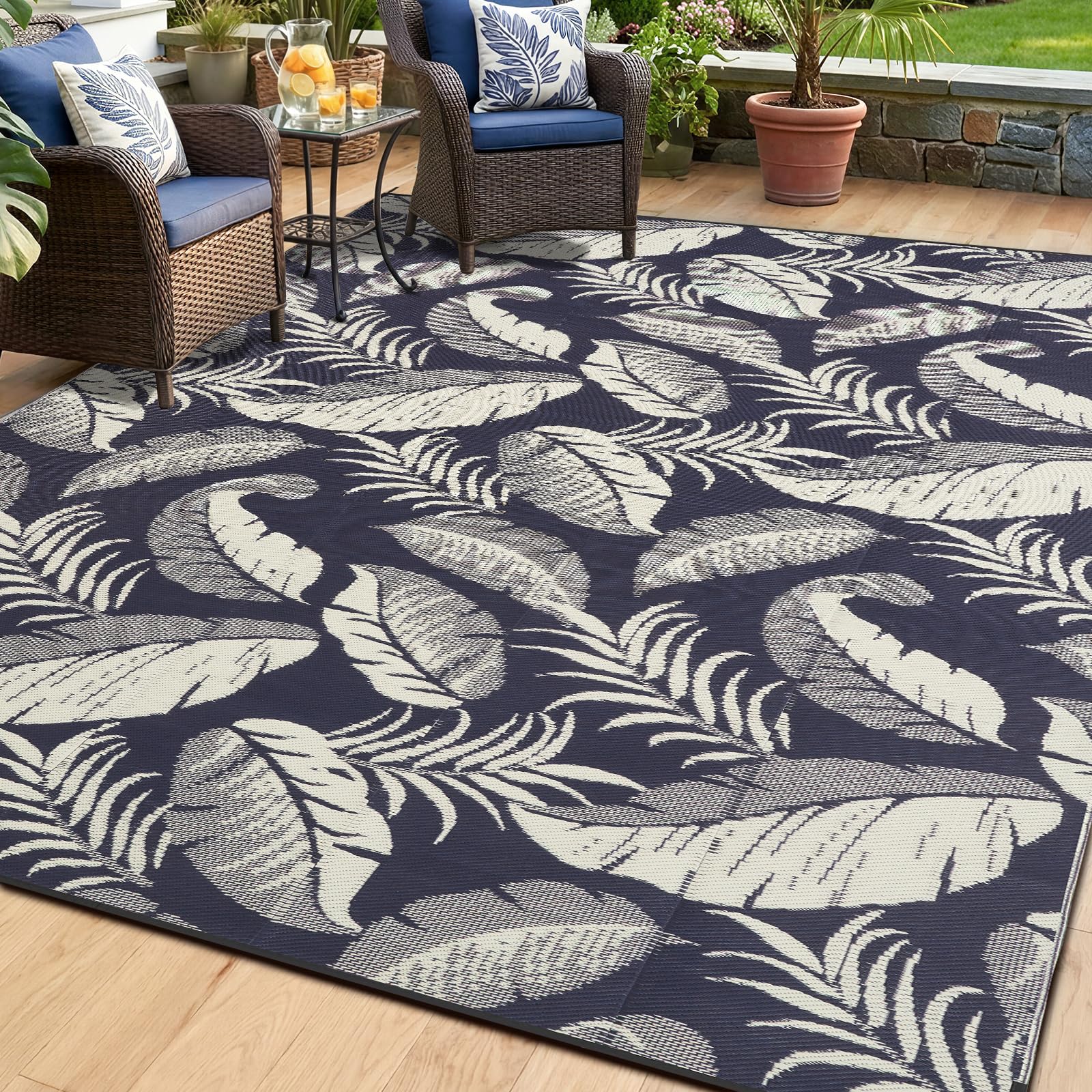 OPPODREAM 6x9 Reversible Outdoor Rug at 40% Off - Image 1