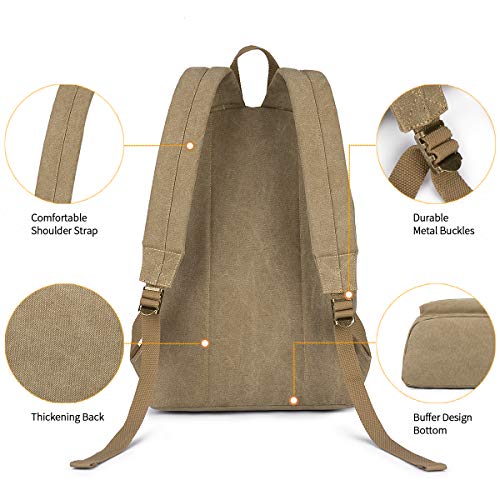 Save 36% on Canvas Laptop Backpack for College & Travel - Image 6