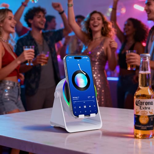 5% Off GIM 4-in-1 Bluetooth Speaker Phone Stand with RGB Light - Image 5