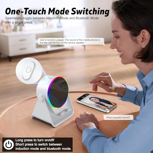5% Off GIM 4-in-1 Bluetooth Speaker Phone Stand with RGB Light - Image 7