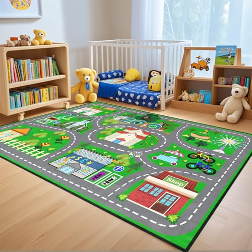 50% Off Car Rug Play Mat - Kids Road Activity Rug - Image 2