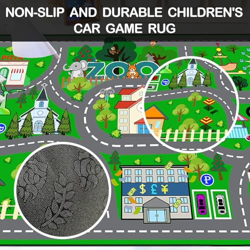 50% Off Car Rug Play Mat - Kids Road Activity Rug - Image 6