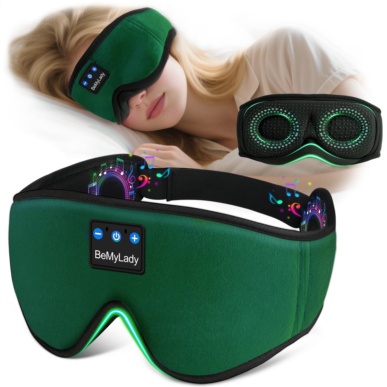 50% Off BeMyLady Bluetooth Sleep Mask with Headphones - Image 1