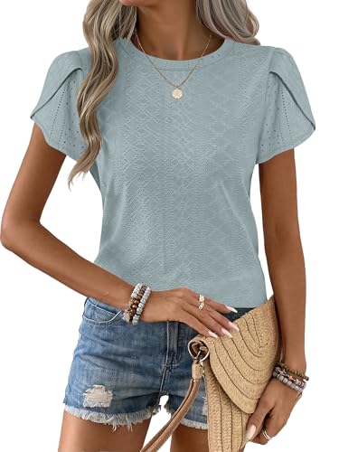 20% Off ANRABESS Women's Eyelet Summer Tops - Only $9.99 - Image 2