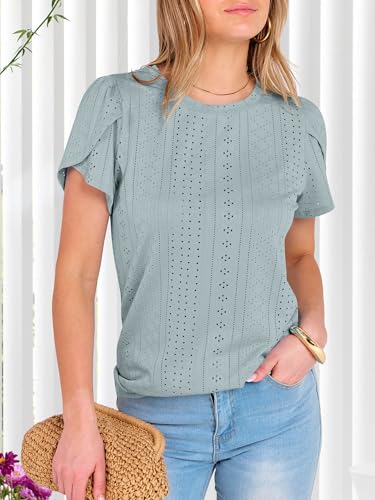 20% Off ANRABESS Women's Eyelet Summer Tops - Only $9.99 - Image 4