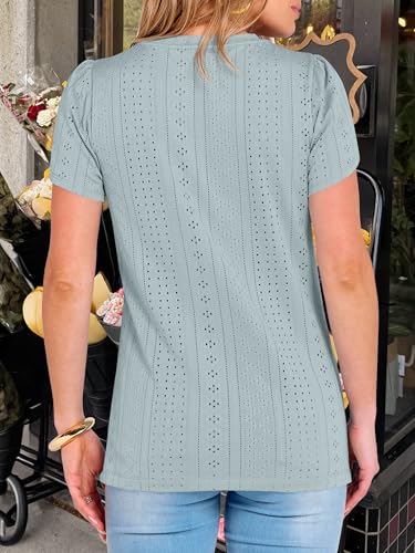20% Off ANRABESS Women's Eyelet Summer Tops - Only $9.99 - Image 6