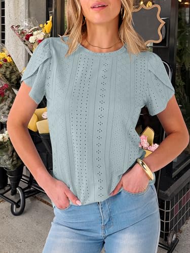 20% Off ANRABESS Women's Eyelet Summer Tops - Only $9.99 - Image 7