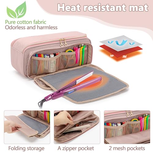 50% OFF Yarwo Hair Tools Travel Bag with Heat Mat - Image 4