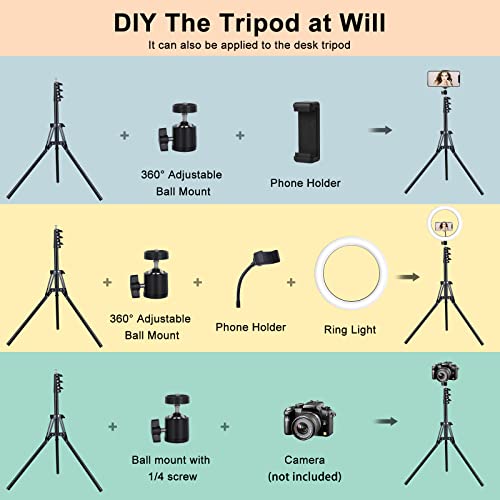 5% Off Vlogging 13" Selfie Ring Light with Tripod and Phone Holders - Image 6