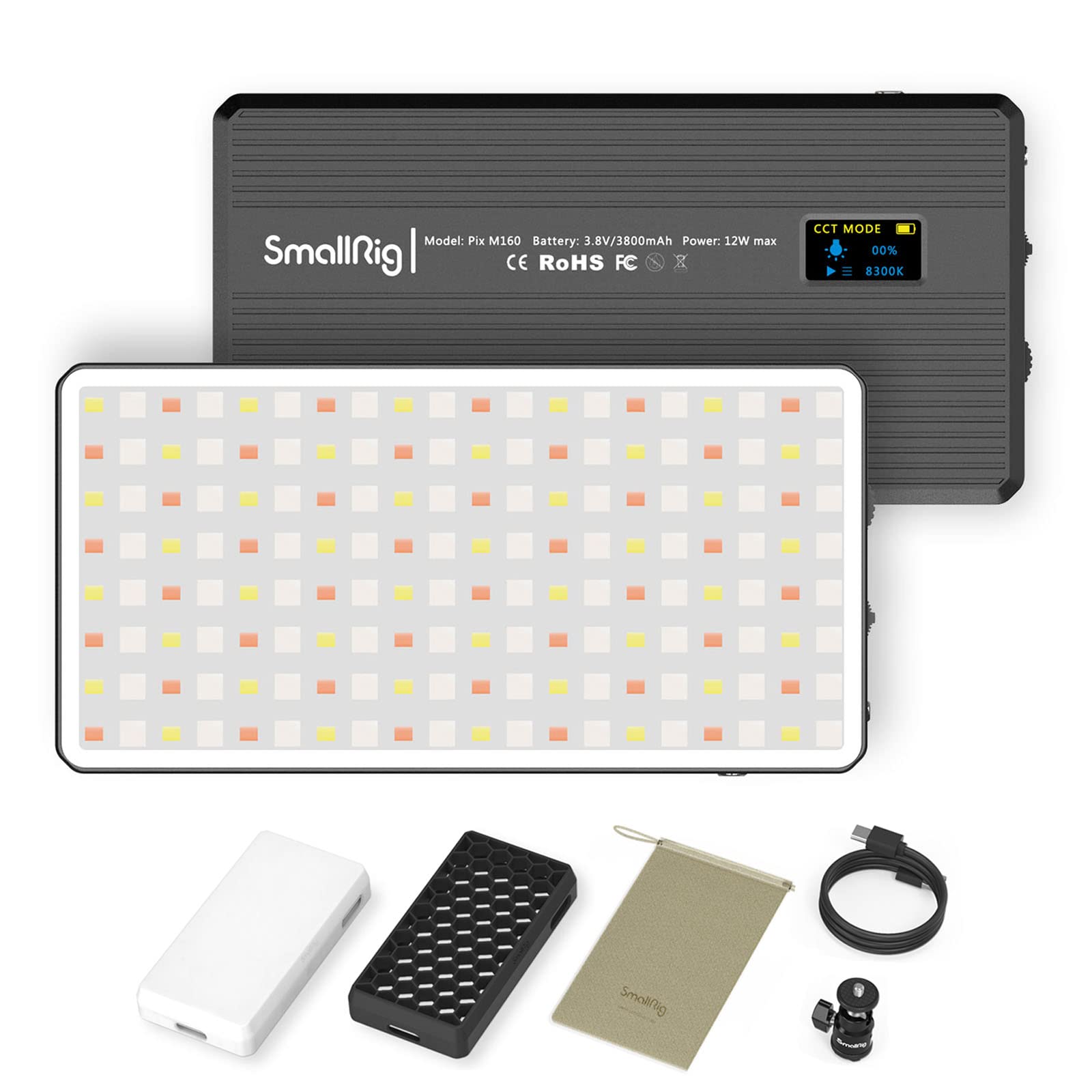 50% Off SmallRig Pix M160 RGB Video Light Panel - Image 1