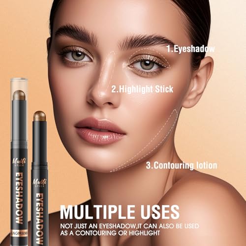 40% Off LANGMANNI 4-Color Eyeshadow Stick Set - Image 3