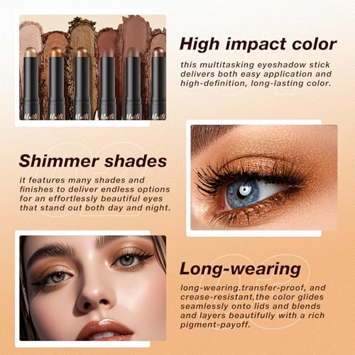 40% Off LANGMANNI 4-Color Eyeshadow Stick Set - Image 7