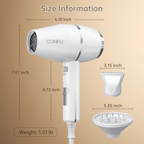 55% Off CONFU Professional Ionic Hair Dryer - Image 7