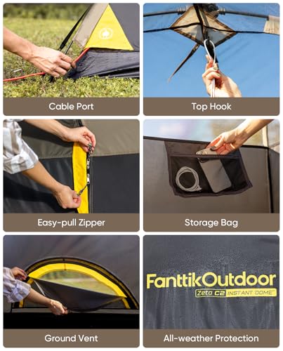 40% Off FanttikOutdoor Instant Camping Tent – 60s Setup - Image 7
