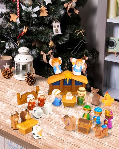 50% Off COOLTUNE 25-Piece Nativity Set for Kids - Image 8