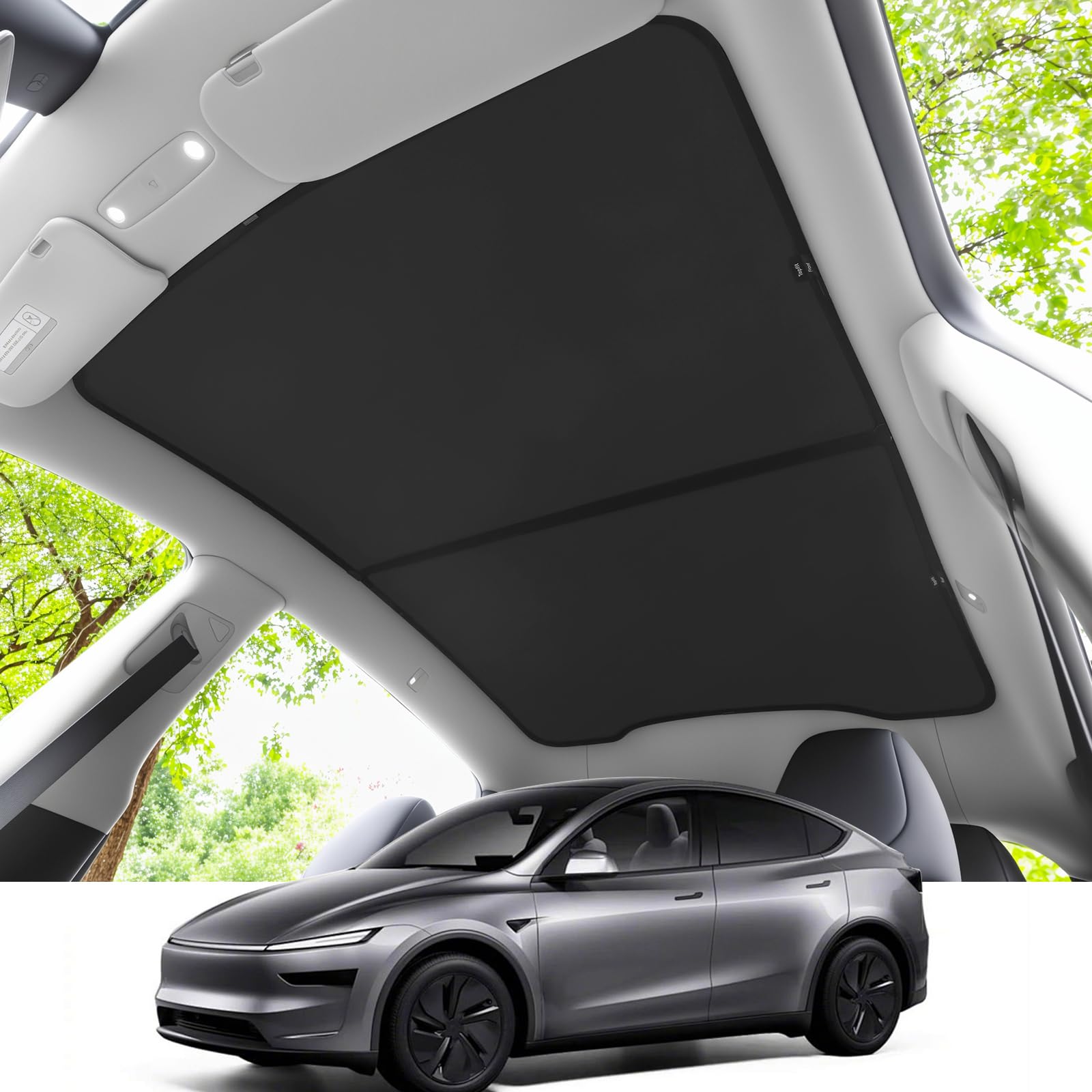 5% Off Tesla Model Y Sunshade Roof - UV Protective