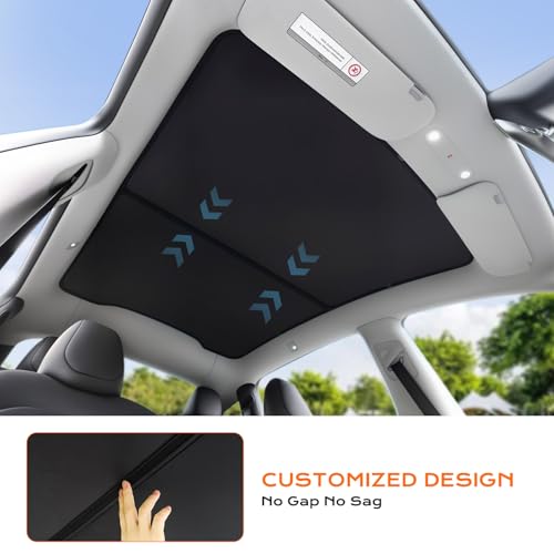 5% Off Tesla Model Y Sunshade Roof - UV Protective - Image 3
