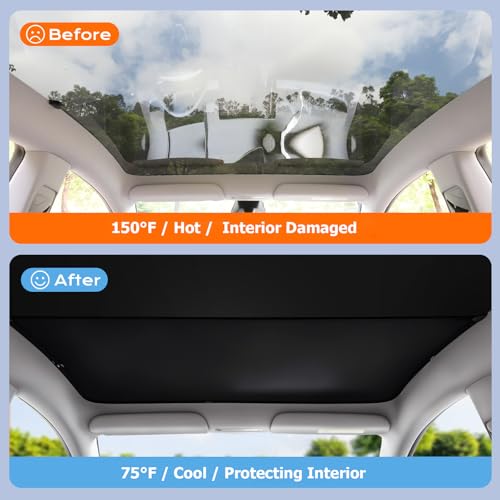 5% Off Tesla Model Y Sunshade Roof - UV Protective - Image 6
