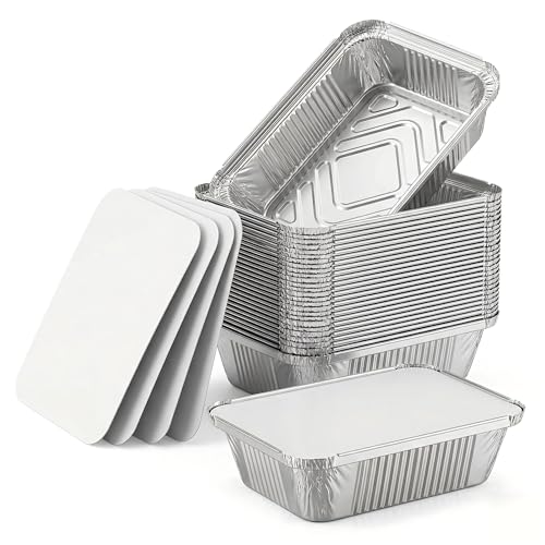 50-Pack Aluminum Pans with Lids at 34% Off - Image 2