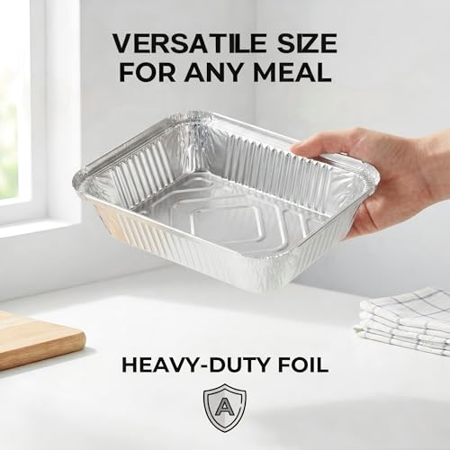 50-Pack Aluminum Pans with Lids at 34% Off - Image 4