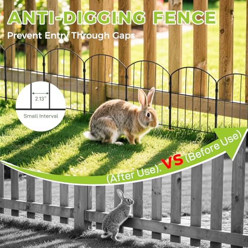 16% Off VANCASTLE Decorative Garden Fence, 10.5ft Rustproof - Image 5